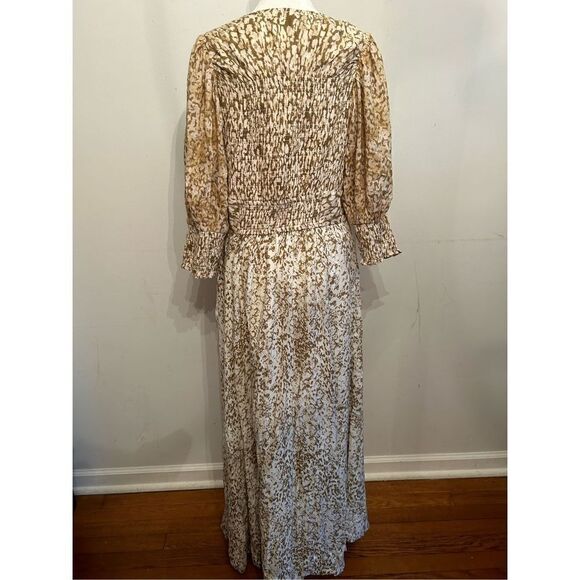 Free People String Of Hearts Maxi Dress Smocked size L - Picture 5 of 9